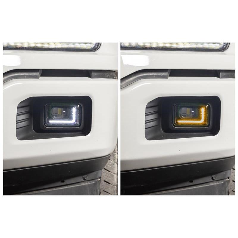 15-20 F150 Fog Lights w/ White or Amber DRL and Turn Signal - OLM