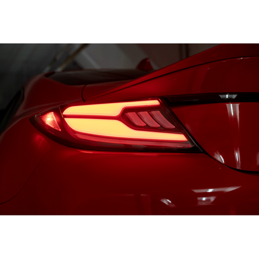OLM Raiden LED Taillights (Clear Lens/Red Bar) - 2022+ GR86 / BRZ