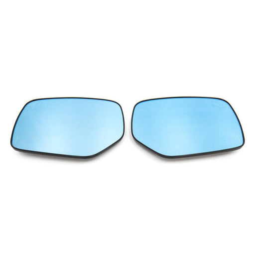 OLM Wide Angle Convex Mirrors with Turn Signals Blind Spot Detection LED Defrosters (Blue) - 15