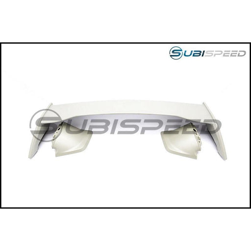 OLM S Style Paint Matched Spoiler - 2015 WRX 2015 STI-Crystal White Pearl (K1X)