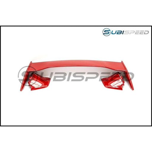 OLM S Style Paint Matched Spoiler - 2015 WRX 2015 STI-Pure Red (M7Y)