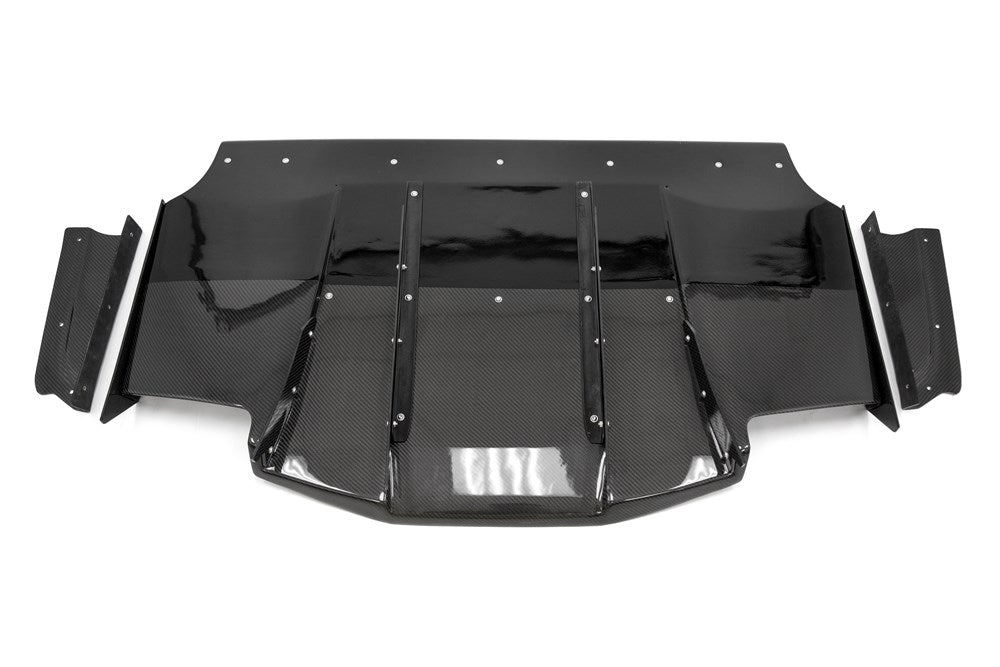 OLM Half Carbon VA Style Rear Diffuser - 2015-2020 WRX STI