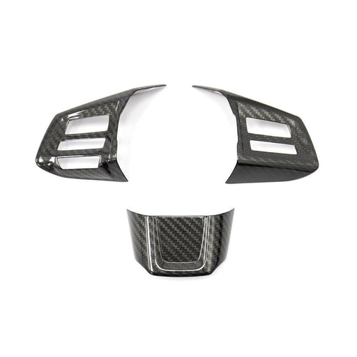 OLM Carbon Fiber Steering Wheel Covers - 2015 WRX 2015 STI (MT)