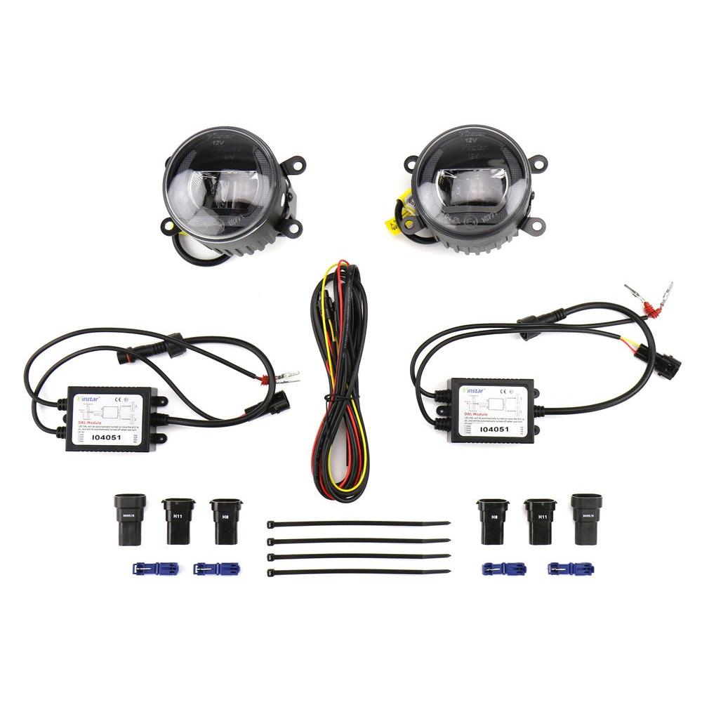 OLM LED Corona Ring DRL Fog Light Housings - 2015 WRX 2015 STI 13-15 FT86 2014 Forester