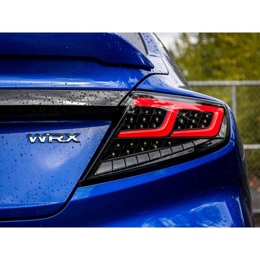 OLM Spec-AR LED Taillights (Clear Lens Black Base Red Bar) - 2022 WRX