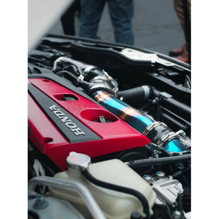 PLM Turbo Inlet Pipe Kit Stainless Burnt Blue - 2023+ FL5 Civic Type R