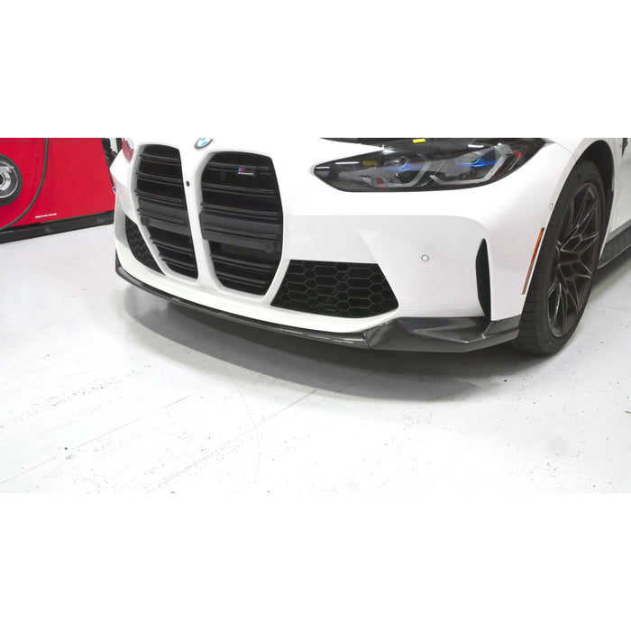 PLM Dry Carbon Fiber Front Lip Splitter - BMW G80 G82 M3 M4