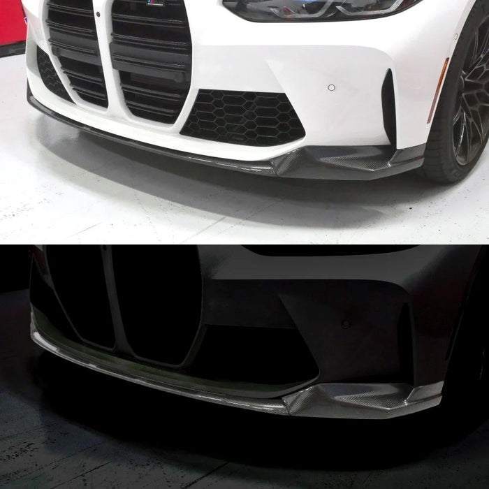 PLM Dry Carbon Fiber Front Lip Splitter - BMW G80 G82 M3 M4