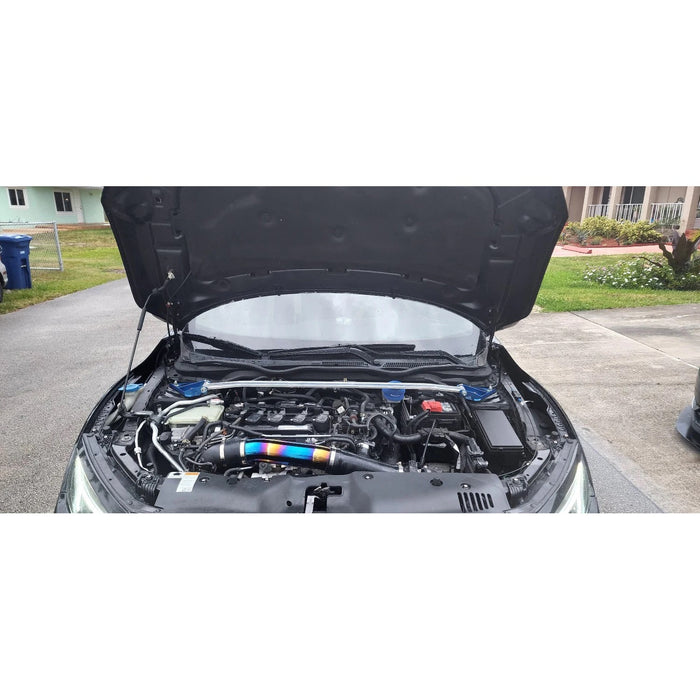PLM Turbo Inlet Pipe Kit Stainless Burnt Blue - 2016+ FC Civic 1.5T FL5