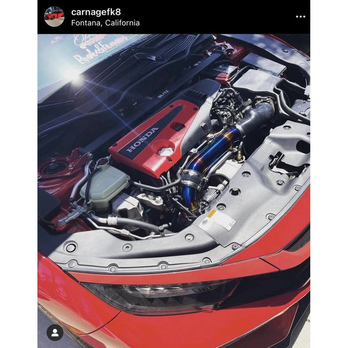 PLM Turbo Inlet Pipe Kit Stainless Burnt Blue - 2023+ FL5 Civic Type R