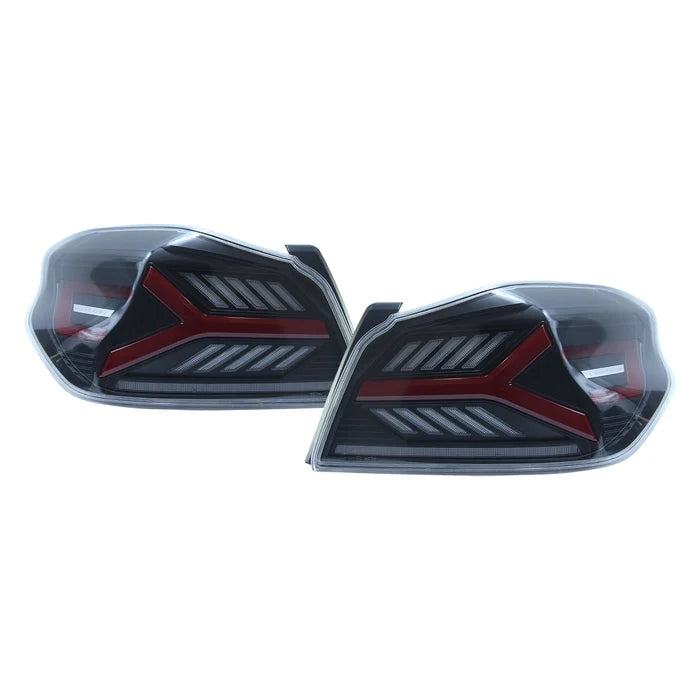 OLM Y-Spec LED Taillights (Clear Lens Red Optic) - 2015-2021 WRX / STI