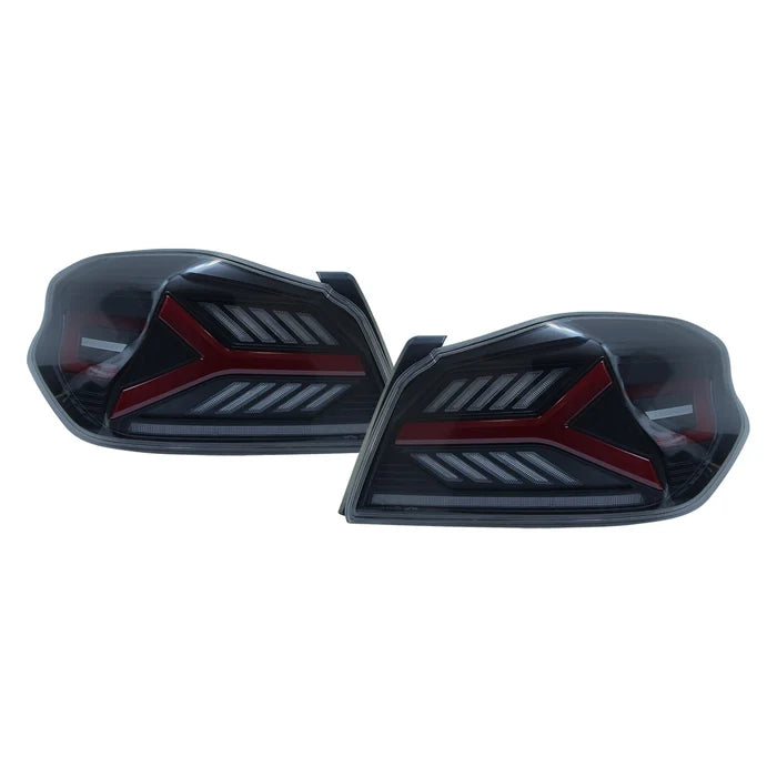 OLM Y-Spec LED Taillights (Smoke Lens Red Optic) - 2015-2021 WRX / STI