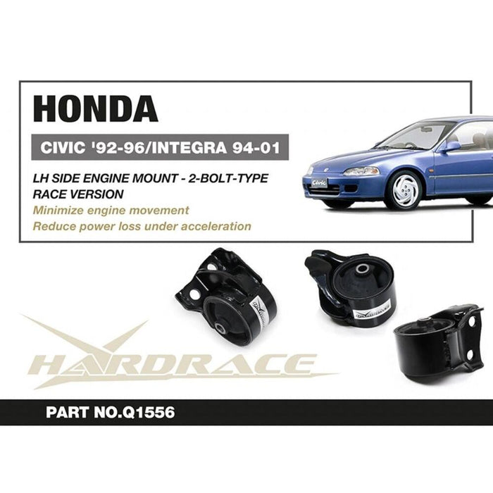 HARD RACE LEFT SIDE ENGINE MOUNT (RACE VERSION) HONDA, CIVIC, EG 92-95, INTEGRA, DC2 94-01