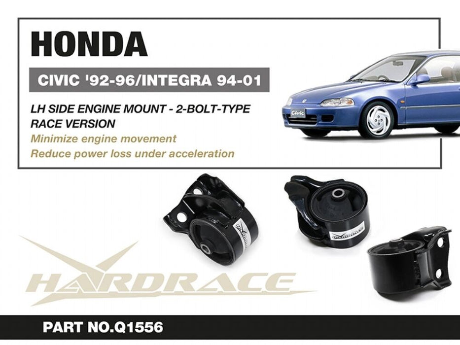 HARD RACE LEFT SIDE ENGINE MOUNT (RACE VERSION) HONDA, CIVIC, EG 92-95, INTEGRA, DC2 94-01