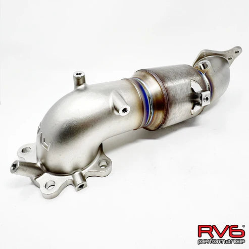 RV6 GESi G-Sport Catted Downpipe for 22+ Civic 1.5T / 22+ Civic SI