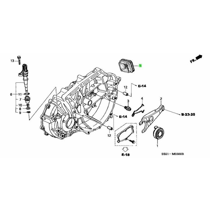Honda Genuine Release Fork Boot - K Series