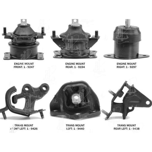 Speed Science Honda CL7/9  Engine and Transmission Mount Kit - Manual Trans (OEM spec aftermarket)