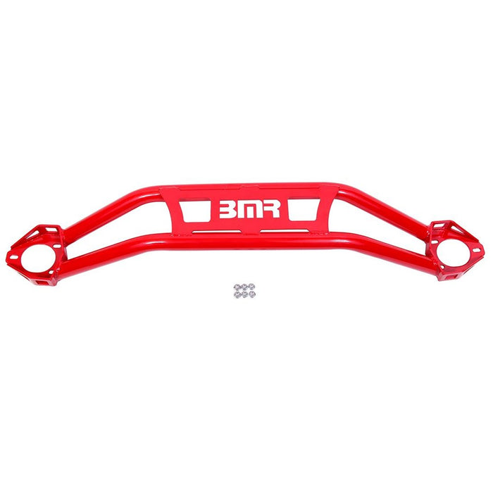 BMR 08-18 Dodge Challenger Front Strut Tower Brace - Black or Red (Twin Tube Design)