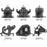 Speed Science Honda CL7/9  Engine and Transmission Mount Kit - Manual Trans (OEM spec aftermarket)