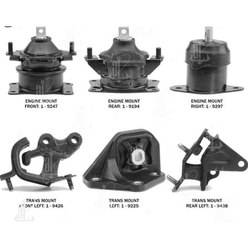 Speed Science Honda CL7/9  Engine and Transmission Mount Kit - Manual Trans (OEM spec aftermarket)