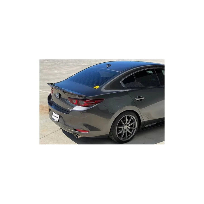 CorkSport Mazda 3 Carbon Fiber Trunk Lip for 2019+ Mazda 3 Sedan