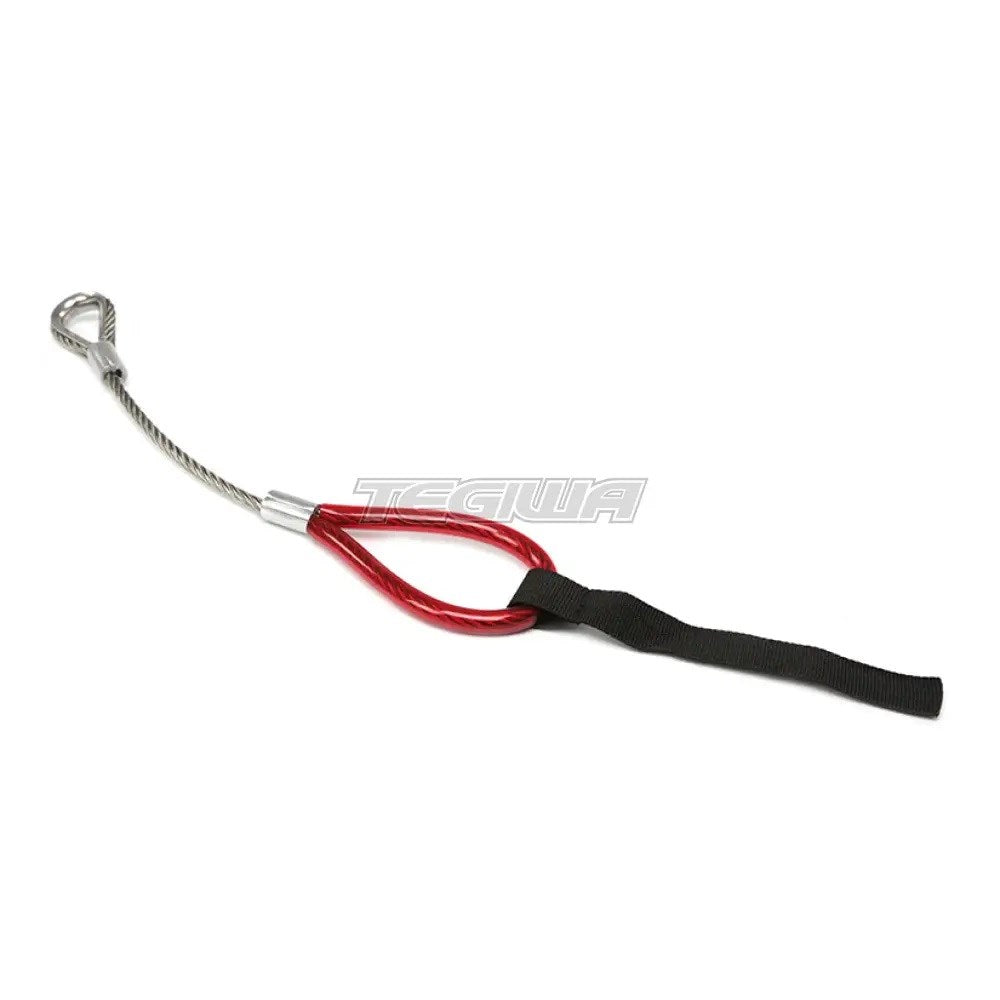 Tegiwa FIA/MSA Heavy Duty Wire Tow Eye Loop Race Rally Car Red — Speed ...