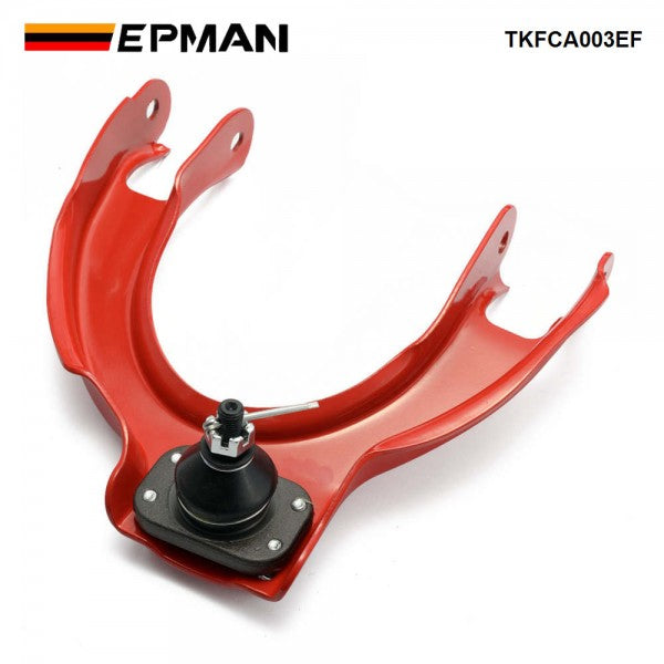 EPMAN Adjustable Front Upper Camber Kit Ball Joint Control Arm Compatible For Honda Civic CRX EF DA 88-91 - 2 pieces