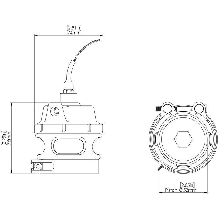 Turbosmart GenV RacePort Plumback Valve (Sleeper)