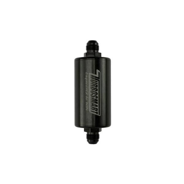 Turbosmart Inline Fuel Filter 10um -8AN Black