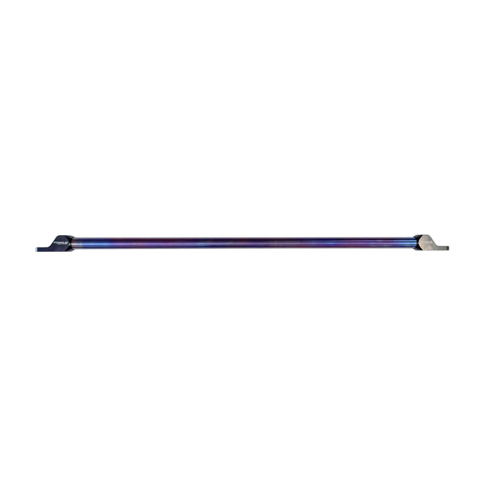 Torque Solution Rear Shock Tower Brace: GR Corolla 23+ - Titanium Burnt Purple / Blue