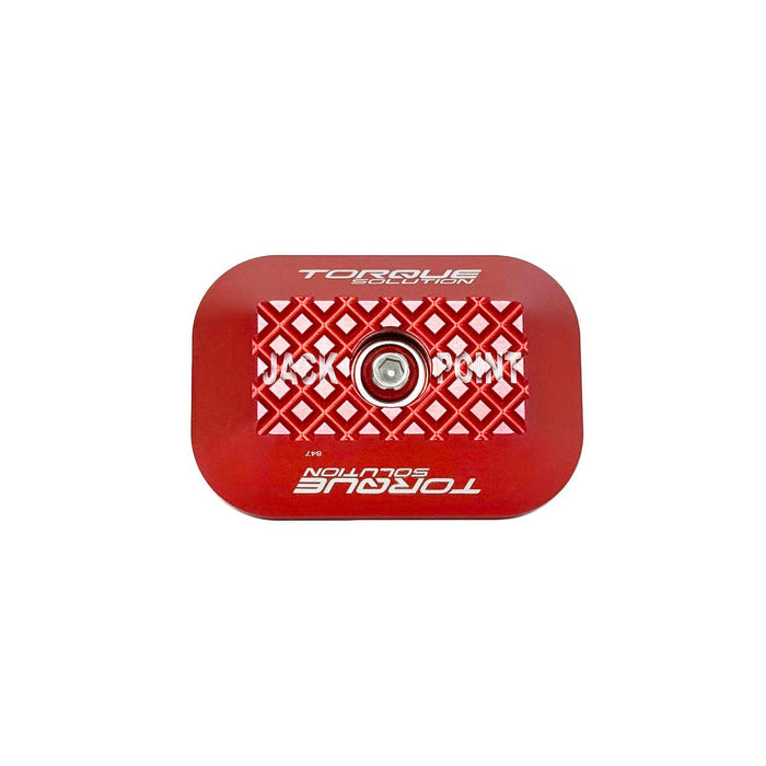 Torque Solution Replacement Billet Jack Pad (Red): GR Supra / BMW / Mini