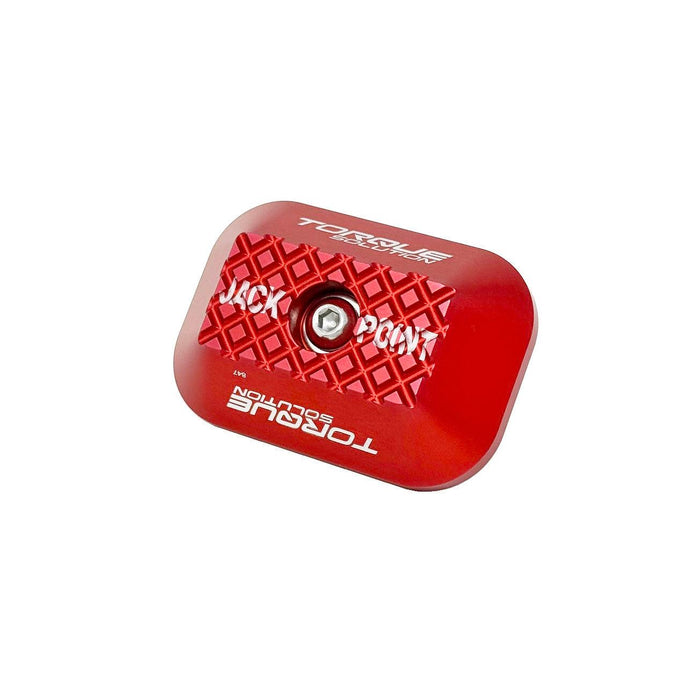 Torque Solution Replacement Billet Jack Pad (Red): GR Supra / BMW / Mini