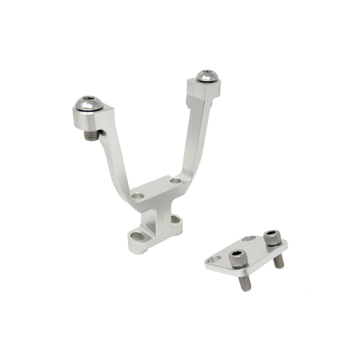 Torque Solution Coolant Expansion Tank Pedestal  Subaru WRX 02-07 / STI 04-22 / Forester XT 04-08  - Silver and Black