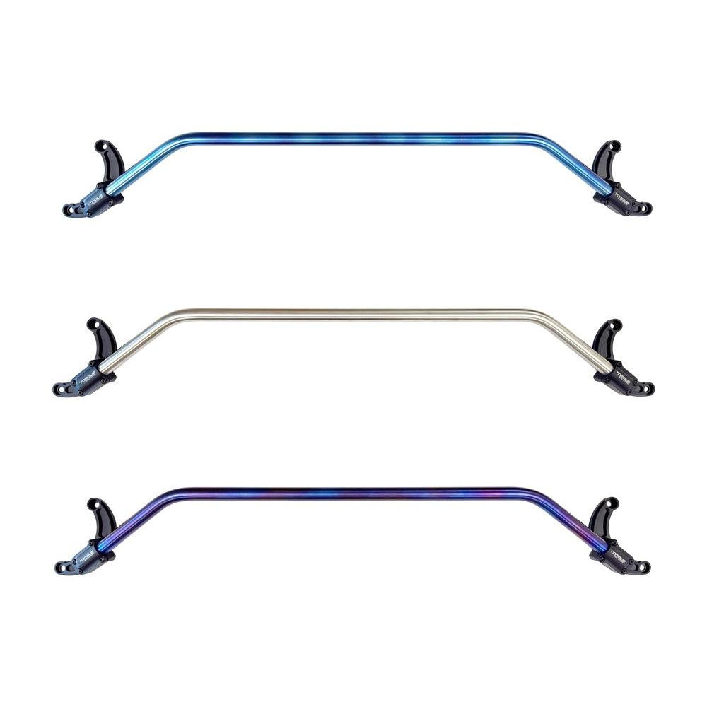 Torque Solution Strut Brace: Subaru WRX / STI 2008-2021  - Titanium Raw, Burnt Blue,  Burnt Purple