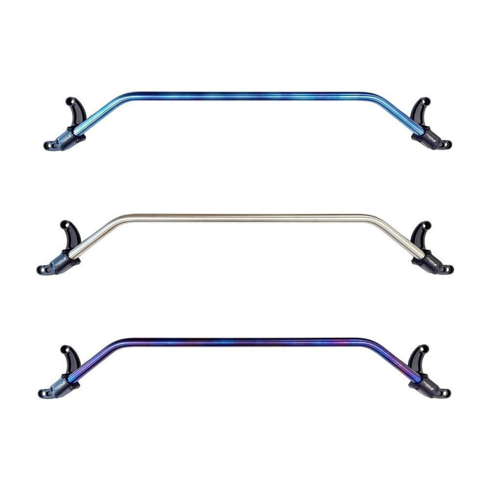 Torque Solution Strut Brace: Subaru WRX / STI 2008-2021  - Titanium Raw, Burnt Blue,  Burnt Purple