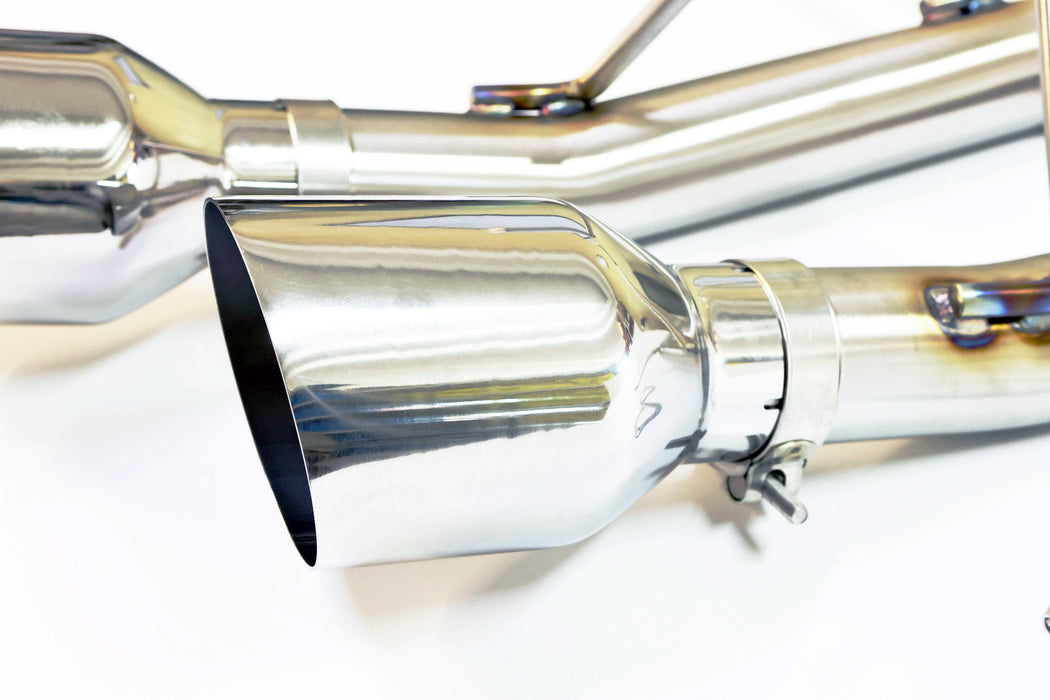 Torque Solution Stainless Axle Back Exhaust: Subaru WRX 15-25 / STI 15-21