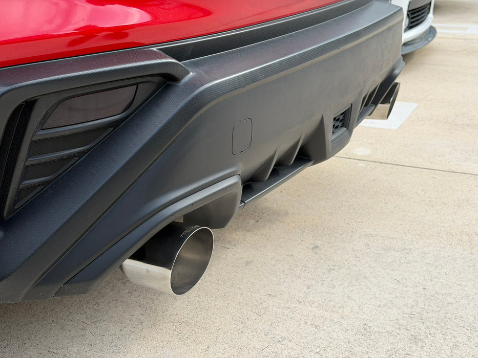 Torque Solution Stainless Axle Back Exhaust: Subaru WRX 15-25 / STI 15-21