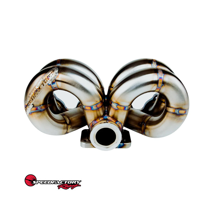 SpeedFactory Stainless Ramhorn Turbo Manifold - D/B/H Series (No A/C)