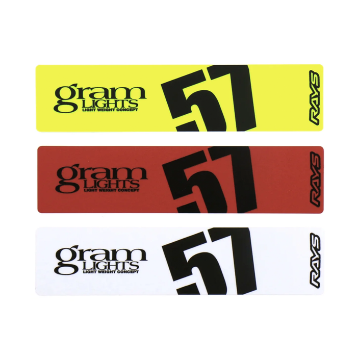 Rays Gram Lights 57DR/57CR Spoke Stickers
