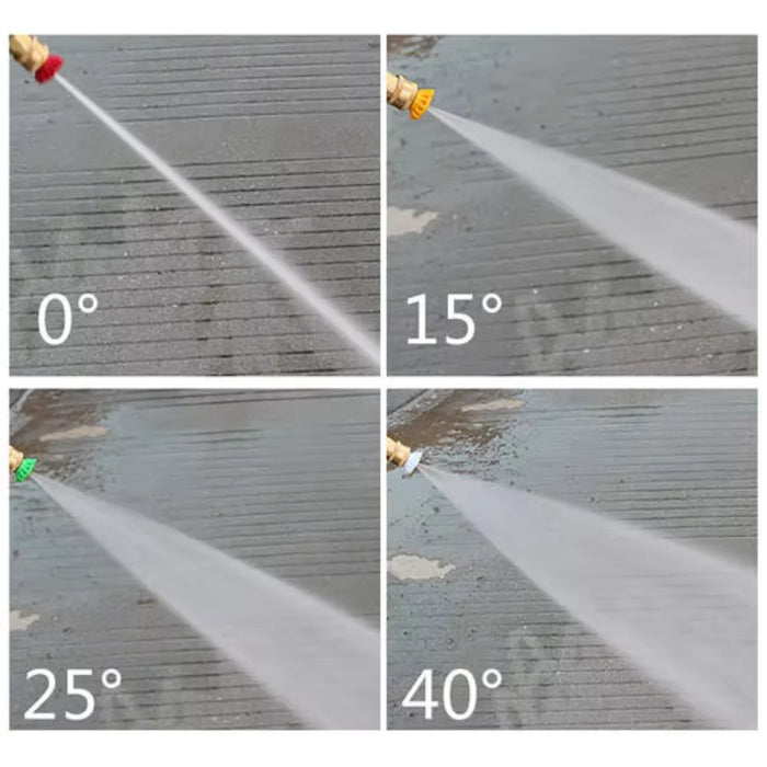 Motomuck  Pressure Washer Spray Nozzle Tips with extension holder - quick connect
