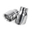 APR Double-Walled 3.5in Slash-Cut Tips - Polished Silver - Set of 2