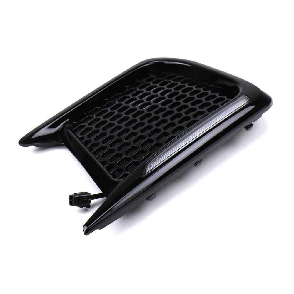 OLM Facelift JDM Style DRL Sequential Turn Signal Bezel (No Fog Hole) - 18 WRX STI