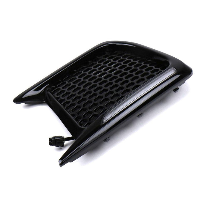 OLM Facelift JDM Style DRL Sequential Turn Signal Bezel (No Fog Hole) - 18 WRX STI