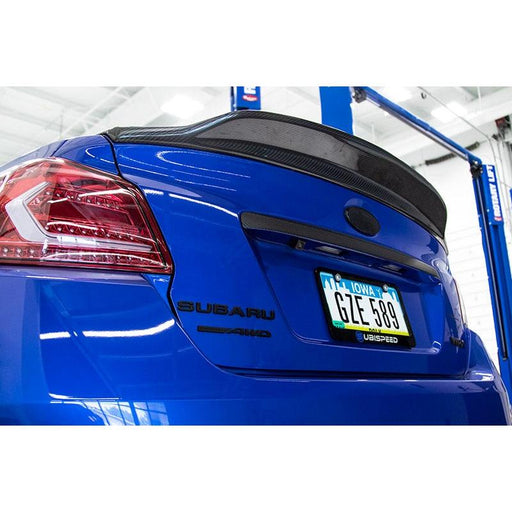 OLM V Style Carbon Fiber Trunk Spoiler - 2015 WRX STI