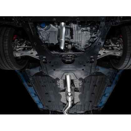 AWE Track Edition Exhaust for FL5 Civic Type R - Triple Chrome Silver Tips