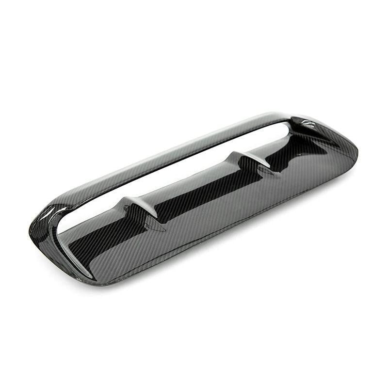 OLM A1 Aggressive Carbon Fiber Full Replacement Hood Scoop - 15 WRX STI