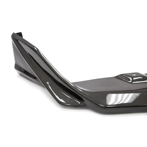 OLM S208 Style Carbon Fiber Front Bumper Lip - 15 WRX STI