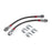 APR 06-13 Audi A3/A3 Quattro/06-14 Volkswagen GTI Braided Stainless Steel Brake Line Set - Rear