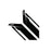 APR Sideburn Stickers - Black APR/Black Stripe (Pair)