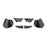 OLM LE Dry Carbon Fiber Lower Mirror Mount Cover - 15 WRX STI 15-17 Crosstrek 15-16 Impreza